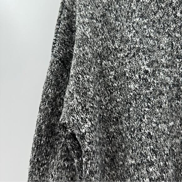 Jones New York Black & White Chunky Knit Long Sleeve Mock Neck‎ Sweater Size M - Picture 7 of 9